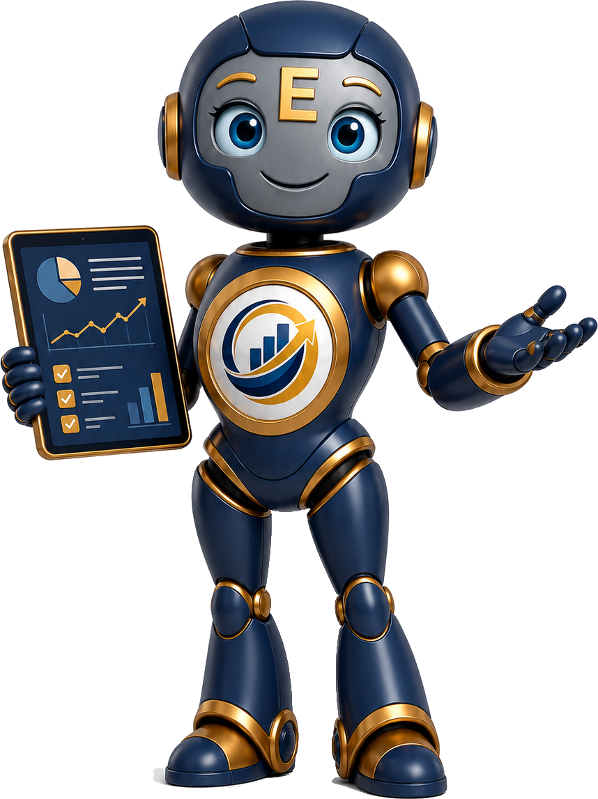 Eva, mascote E da YBES, consultora estratégica